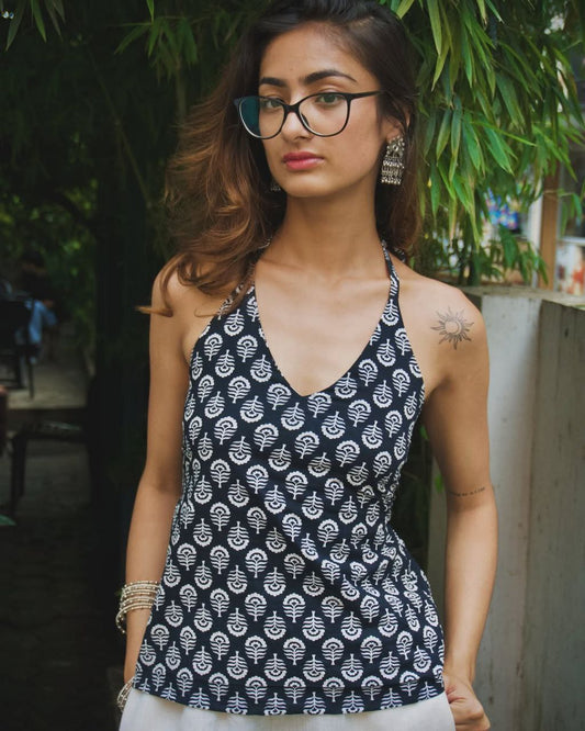 GUL HALTER NECK TOP